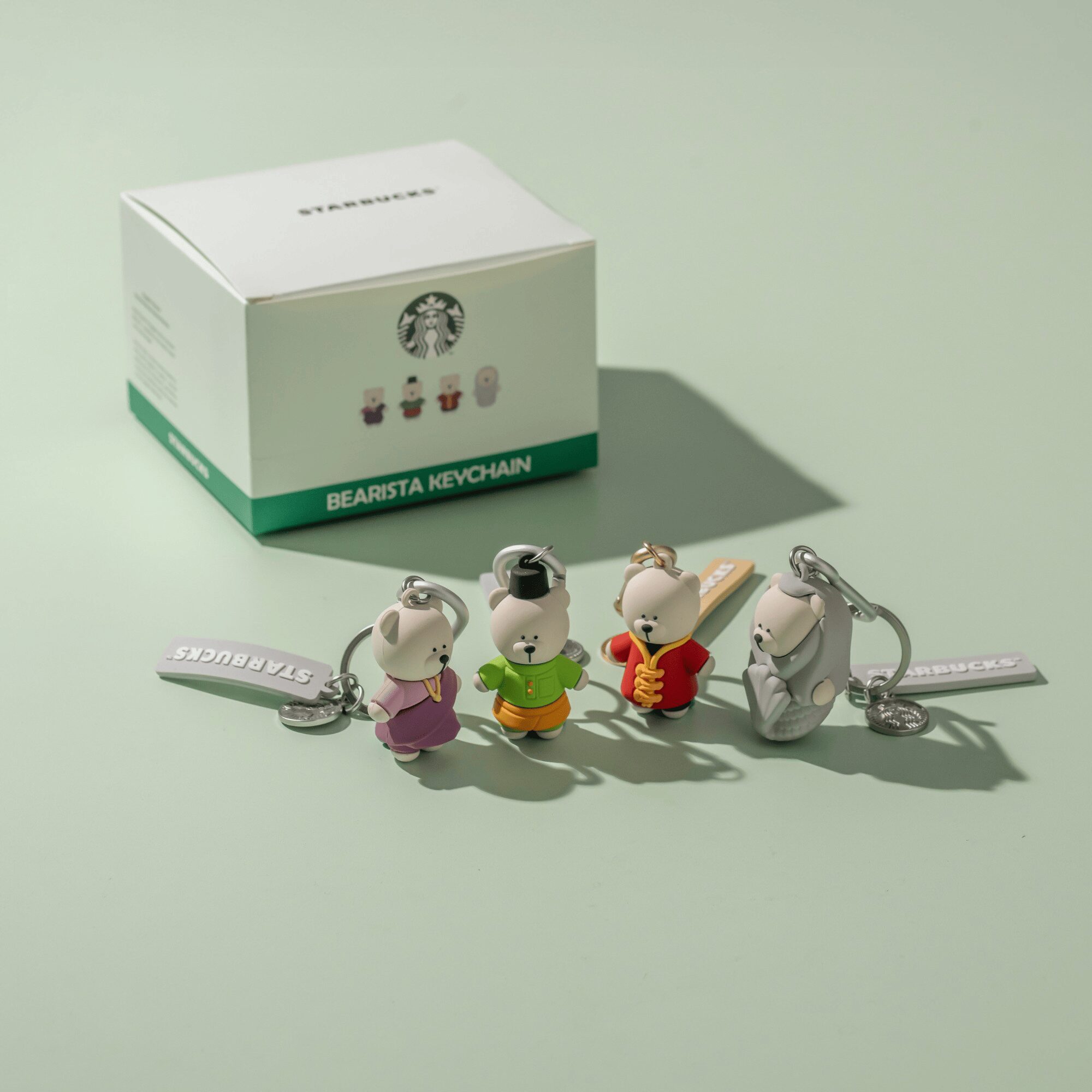 Starbucks® Singapore Bearista Keychain Box Set of 4