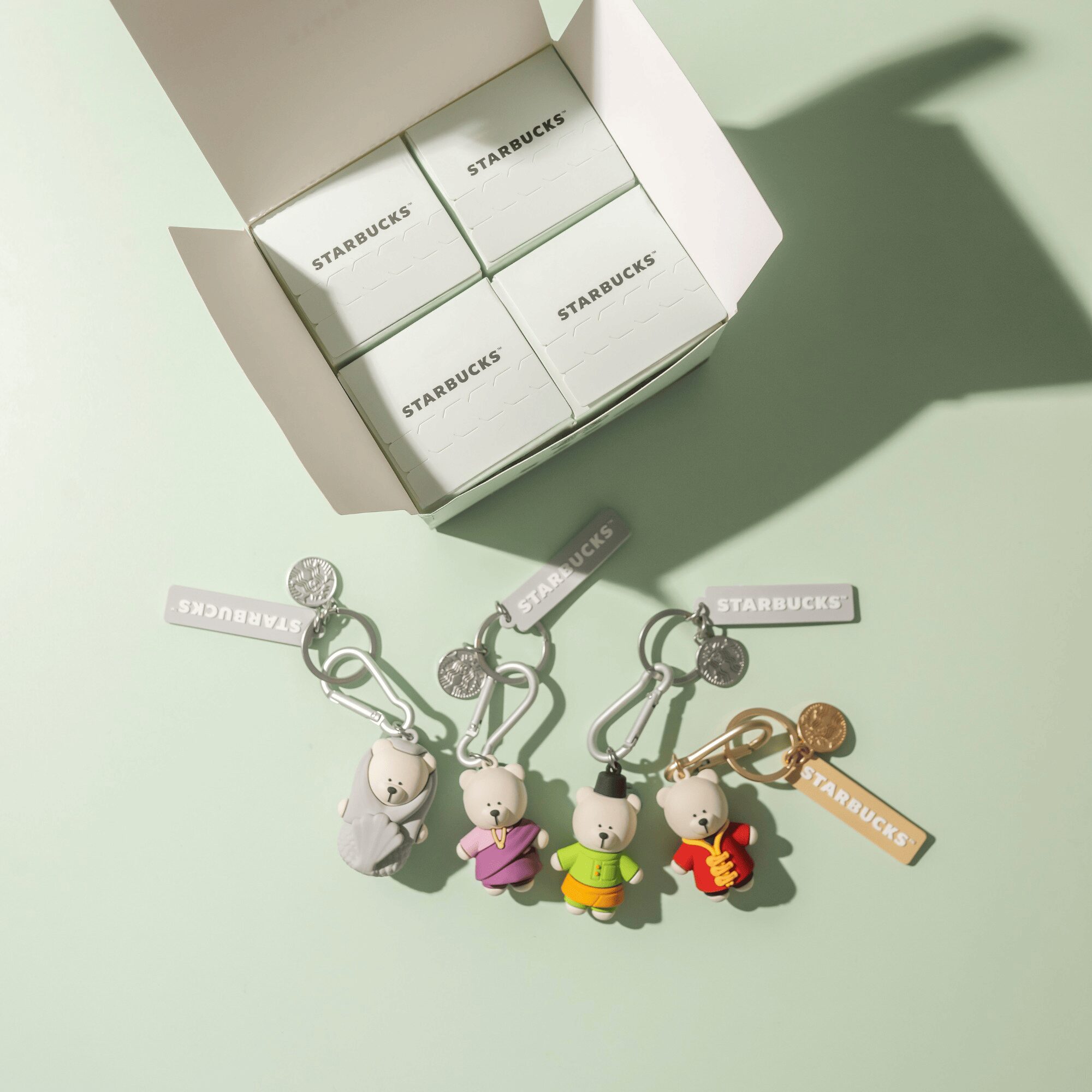 ★STARBUCKS★Basketball Bearista Keychain★送料・関税込 韓国スタバ☆Starbucks Basketball Bearista Keychain