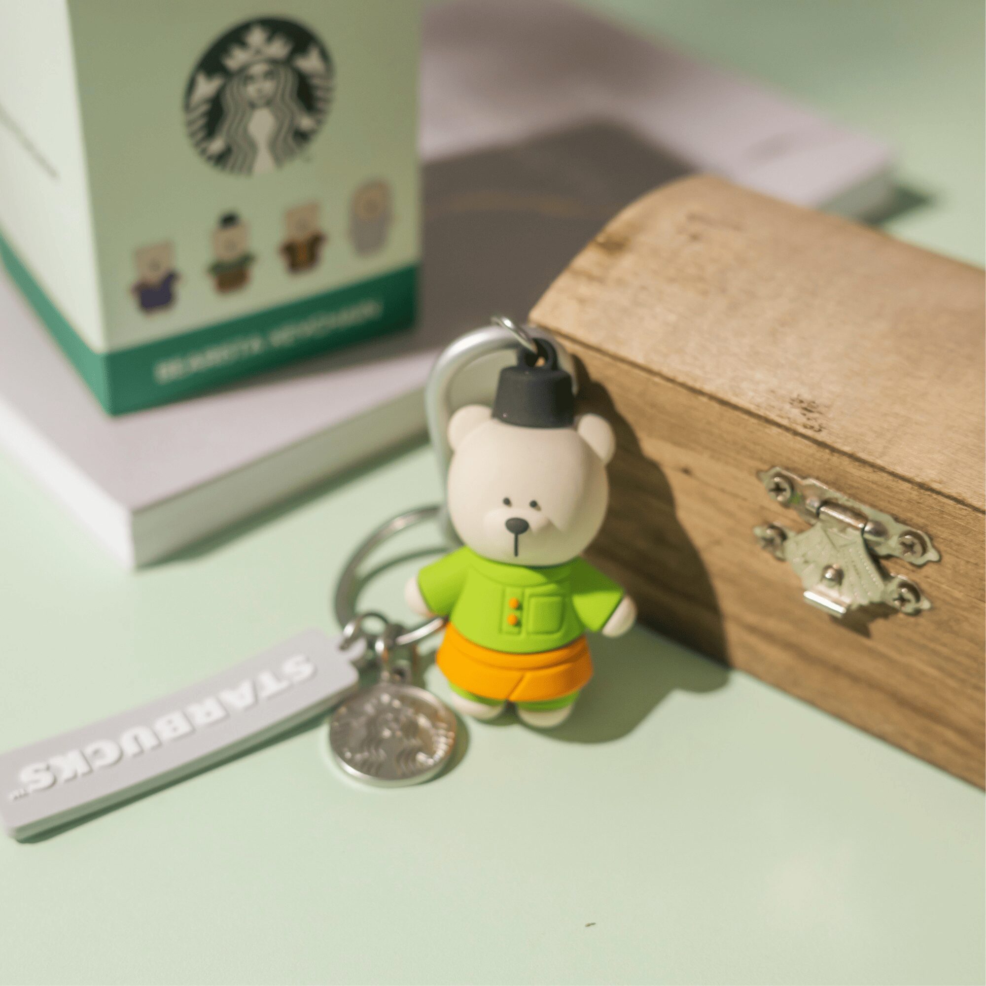 小物 Singapore Bearista Keychain Box Set of 4 Starbucks® Singapore Bearista Keychain Box Set of 4