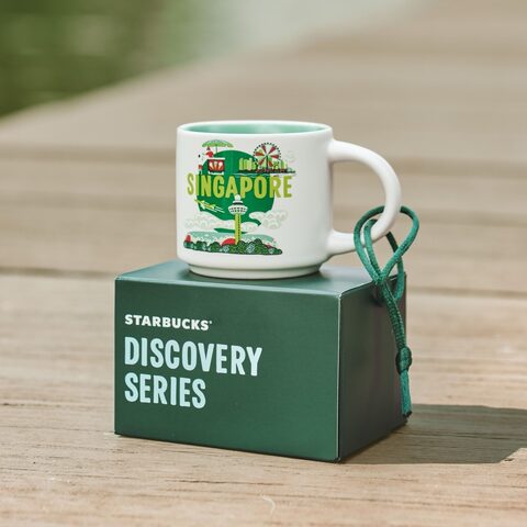 Grand Mug Starbucks Singapore – Blanc Plastique – Neuf Avec Étiquette