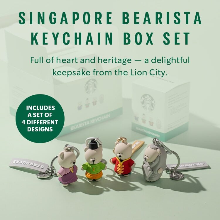 Starbucks Launching Singapore-Exclusive Bearista Keychain